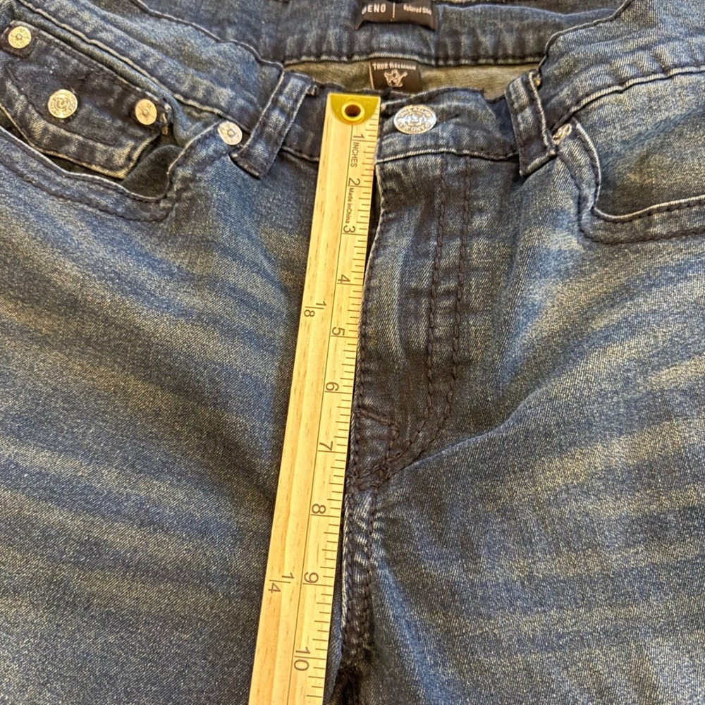 True Religion Geno Relaxed Slim Jeans Dark Wash Men's Size 36 - Picture 4 of 9